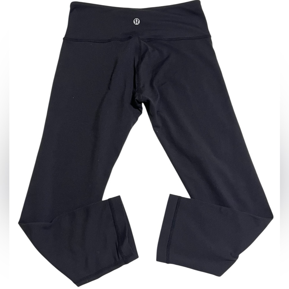 lululemon athletica Wunder Under crop Black Leggings size 4 $98 - Picture 4 of 4